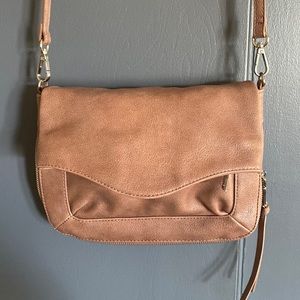 Moda Luxe Dark Pink Ela Foldover Crossbody